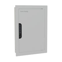 SA Consumer Products - Coffre mural - 21,8" H x 15,7" L x 3,9" P - Blanc-Conçu pour être monté entre les montants standard (écartement de 16”) et à l'intérieur de la profondeur d'un mur standard (2x4)