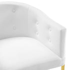 Modway - Savour Touffe Performance Velvet Tabouret de bar - Blanc-7