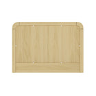 Manhattan Comfort - Ensemble de 2 tables de chevet modernes Grace 28" - chêne naturel et or-Assemblage à domicile requis Tout le matériel inclus