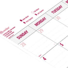 Brownline - 2026 Recharge pour calendrier sous-main mensuel - 23-1/2 po x 18-3/8 po - Anglais-Recharge pour C191924 