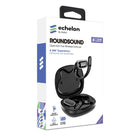 échelon - RoundSound OpenEar Écouteurs sans fil, Noir-Résistant à la sueur et aux éclaboussures. Idéal pour les entraînements, le jogging et les activités quotidiennes