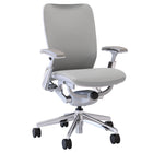 Nightingale - Chaise de travail à dossier moyen IC2 - Blanc-Le dossier et le siège en maille double tissage NEBULA permettent à l'air de passer librement, ce qui le rend confortable dans tous les environnements. Il bénéficie également d'un mouvement dynamique du dos