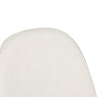 Homy Casa - Chaises d'accueil 4 places, tissu rembourré beige-Lot de 4 pour un bon rapport qualité/prix : Idéal pour les repas familiaux, les réunions ou l'utilisation en bureau.