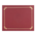 St. James - Porte-certificats double de qualité supérieure pour documents 8,5 po x 11 po – Bourgogne avec bordure en feuille d’or – Paquet de 10-Design classique avec bordure en gaufrage doré pour une apparence raffinée et cérémoniale
