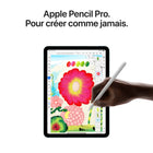 Apple - iPad Air 13 po, Écran Liquid Retina, Wi-Fi + Cellular, Puce M3, 256 Go, Comète-Caméras de pointe:  iPad Air est doté d’une caméra avant 12MP Center Stage, idéale pour les visioconférences et les selfies. La caméra arrière grand-angle 12 Mpx avec flash True Tone est parfaite pour la numérisation de documents, la photo et la vidéo 4K