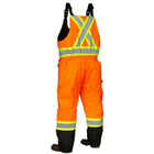 Combinaison de sécurité hivernale Forcefield Hi Vis - petite - orange-La coque est en tissu ripstop 100 percent polyester fluorescent et enduit de polyuréthane