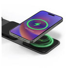 mophie - Snap+ Chargeur de voyage multi-appareils - Noir-Recharge sans fil pour les appareils compatibles Qi; il fournit une sortie partagée allant jusqu'à 5W-15W de puissance