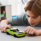 LEGO - Speed Champions La voiture sport Dodge Challenger SRT Hellcat-Détails authentiques de la Dodge - Ce modèle de voiture LEGO Hellcat reproduit les détails de la véritable voiture de sport haute performance, notamment le long capot, la prise d’air proéminente, la calandre imposante et les deux sorties d’échappement