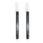 Tombow - Fudenosuke Pastel - Blanc - Paquet de 2-Couche d'encre pour augmenter l'opacité