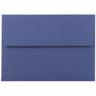 JAM Paper - Enveloppes d'invitation A1 4 barres - 3,625 x 5,125 - bleu présidentiel - 250/paquet-Les enveloppes sont faites de papier de 28 lb avec une finition texturée, un rabat droit et une fermeture gommée