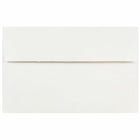 JAM Paper - Enveloppes format livret à rabat droit et fermeture gommée, 6 po x 9 1/2 po, blanc, paq./100-Blanc