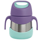 b.box - Boîte alimentaire isotherme - 335ml - Pop Lilas-Conception adaptée aux enfants avec poignées faciles à saisir, cuillère-fourchette intégrée et pièces amovibles favorisant l’autonomie