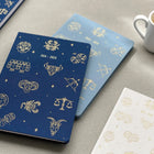 Letts - 2024-2025 agenda académique hebdomadaire/mensuel - 8 1/4 po x 5 7/8 po - Collection Zodiac assortie - Multilingue-Citations mensuelles inspirantes d'auteurs britanniques