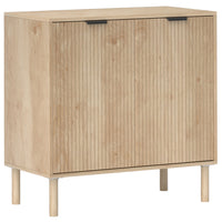 HOMCOM - Buffet de rangement 30,7 po L avec portes et étagère réglable - chêne-Armoire à deux niveaux avec étagère réglable sur trois hauteurs pour une flexibilité de rangement maximale 