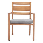 Zuo - Rader Chaise de salle à manger - Naturel - Ensemble de 2-Coussins amovibles et pratiques