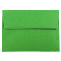 JAM Paper - Enveloppes d'invitation colorées A7 - 5,25 x 7,25 - vert recyclé - Paquet de 50-Caractéristiques de l'enveloppe : Fermeture à rabat droit en gomme, finition papier lisse de haute qualité, 30 % recyclé