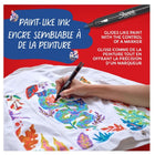 Sharpie - Marqueurs créatifs - Tons terreux2 - marqueurs acryliques à base d’eau - pointe ronde - couleurs assorties - paquet de 5-6