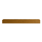 Entrepot La Grange - Poutre flottante de manteau de cheminée - 72 x 5 x 7 po - Brun whisky-Support inclus