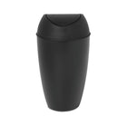 Umbra - Twirla Corbeille à papier (9 litres) noir-Idéale pour les petits espaces : la poubelle Twirla a une capacité de 9 litres. Son design fin est très esthétique et rentre facilement dans les espaces étroits