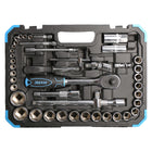 Fixtec - Ensemble de douilles et cliquets pour mécanicien 1/2 pouce et 1/4 pouce (94 pièces)-5