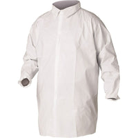 Kimberly-Clark Professional - Sarraus De Laboratoire Kleenguard A20, Sms, Blanc, Grand, paquet de 12-Couleur Blanc