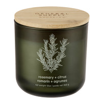 General Supply Goods + Co - Bougie - 12 oz - romarin/agrumes-Un parfum vif qui mélange des notes herbacées de romarin et d’agrumes acidulés

