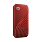 Western Digital - Disque SSD externe My Passport 2 To USB 3.2 - Rouge-Construction durable : Dispose d’un design métallique audacieux qui est suffisamment résistant pour gérer tout ce qui se présente à vous. Sa construction résistante aux chocs et aux vibrations résiste à des chutes allant jusqu’à 1,98 m (6,5 pi)