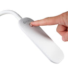 OttLite - Lampette à LED à pince Flexible Soft Touch - Clearsun - Blanc-3 réglages de luminosité avec contrôle tactile