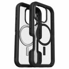 OtterBox - Coque Defender XT transparente pour iPhone 16 Pro - Noir intense-La conception protectrice à double couche maintient le téléphone bien en place grâce à un cadre ajusté par pression