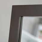 HOMCOM - Miroir pleine longueur free - 18,5 po l x 58,25 po h - brown-Matériau : MDF, miroir en verre 
