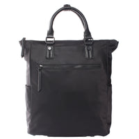 Seven Days - Sac à Dos Pour Ordinateur Portable Jusqu'à 15.6 po avec RFID - Noir-Sac à dos léger en nylon recyclé