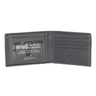 Club Rochelier - Portefeuille mince pliable pour homme avec carte d'identité amovible - Gris anthracite-Protection RFID
