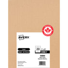 Avery 5961 Étiquettes d'adresse Easy Peel, blanches, laser, 4" x 1", 5,000/pqt-La caractéristique Bord-éclair permet de peler rapidement et facilement les étiquettes. Vous n'avez qu'à plier la feuille pour exposer le bord des étiquettes.