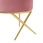 Modway - Savour Touffe Performance Velvet Fauteuil à manger d’accent - Rose poussiéreuse-9