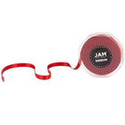 JAM Paper - Ruban de satin double face - 3/8" de large x 25 m - Rouge-Quantité : Rouleau vendu à l'unité
