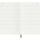 Moleskine - Carnet semainier 12 mois 2027 , Large 5" x 8.25", Couverture souple - Noir-Outils pratiques incluant calendrier, planification de voyages, idées et objectifs et pages lignées pour les notes