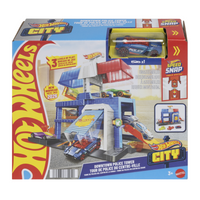 Hot Wheels - Tour de Police du Centre-ville-Découvrez la tour de police du centre-ville Hot Wheels City, qui se déploie sur trois niveaux pour stimuler l'imagination et créer des aventures