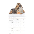 DateWorks - Mini Calendrier Mural 16 Mois Amis de 2025 - 7 po x 7 po - Bilingue-Animaux