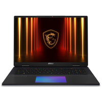 MSI - Ordinateurs portables de jeu TITAN 18 HX AI 18 po UHD+, Intel Ultra 9-285HX,RTX 5090,4To SSD,96Go RAM,Win11 Pro,Noir foncé-Processeur: Intel Core Ultra9-285HX 
