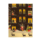 Pierre Belvédère - Cartes Temps des Fêtes-Fenêtres de Noël - 6 x 4,5 po - boîte de 20 et enveloppes - Anglais - paquet de 20-Cartes et enveloppes de haute qualité pour la saison des fêtes