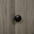 HOMCOM - Table à manger pliante à abattant sur roulettes avec tiroirs et armoire de rangement pour 4 à 6 personnes - gris-Le revêtement supérieur en mélamine facilite le nettoyage et l'entretien 
