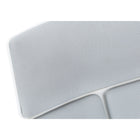 Monarch Specialties - 7270 Chaise De Bureau Dossier Haute Exec - Blanc/Tissu Gris-Dimensions du produit:  25 pouces L x 24,5 pouces P x 45,75 pouces H