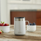 Contigo - Tasse à café Streeterville - 414 mL - sel-La poignée élégante en acier inoxydable vous permet de boire facilement votre boisson préférée