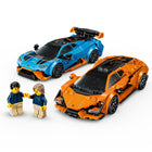 LEGO - Speed Champions La Lamborghini Revuelto et la Huracán STO-Cadeaux voiture - Cet ensemble LEGO Lamborghini offre une expérience de construction et de jeu amusante et constitue une excellente idée-cadeau pour les enfants de 10 ans et plus ou les collectionneurs adultes de modèles de voitures