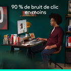 Logitech - Signature M550 L souris sans fil pour les grandes mains - Rouge Classique-Connectez-vous comme vous le souhaitez : connectez cette souris d'ordinateur sans fil en un instant via Bluetooth Low Energy ou via le récepteur USB Logi Bolt