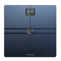 Withings - Body Comp Balance Wi-Fi avec analyse corporelle complète - Noir-Composition corporelle avancée (masse grasse, hydrique, musculaire et osseuse)
