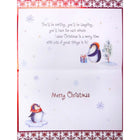 Rosedale Gold - Cartes de souhaits Noël Gold 5-1/2 po x 8 po / Enveloppes - paquet de 6-Imprimées sur un papier de qualité non couché