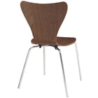 Modway - Revolve 3 pièces Ensemble à manger - Noyer blanc-5
