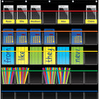 Teacher Created Resources - Tableau de poche de rangement noir, 35 pochettes, 32,5 po x 63,5 po-Solide, durable et pratique
