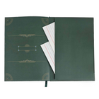 Hilroy - Journal Notes Déco - 6 po x 8 po - Ligné - 96 feuilles - vert-96 feuilles lignées (192 pages) 